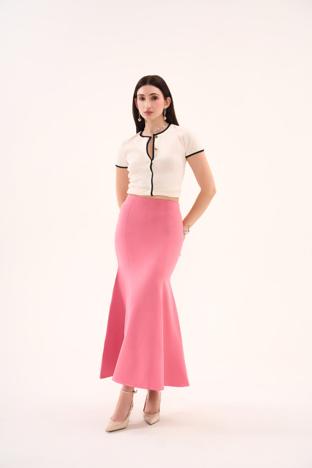 Blush Aura Mermaid Skirt
